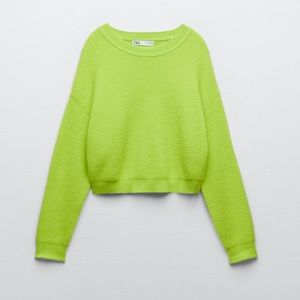 Cropped Neon Sweater